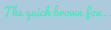 Image with Font Color 53E6C1 and Background Color ABCADB
